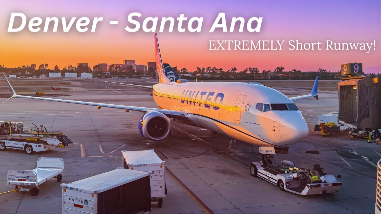 Flying United Airlines' 737 Max 8 to one of America's SHORTEST Runway! (Trip Report)