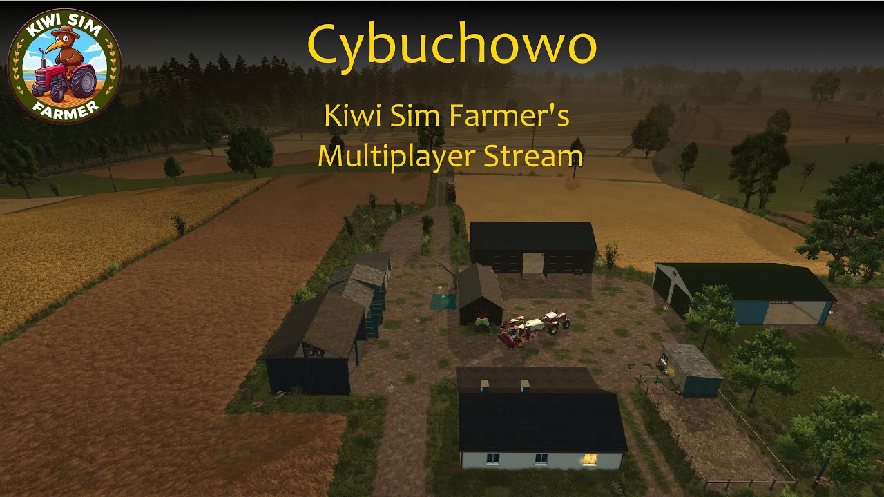 Farming Simulator 25 | Cybuchowo, Kiwi Sim Farmer's Multiplayer Stream #01 | Cybuchowo by Greeniak