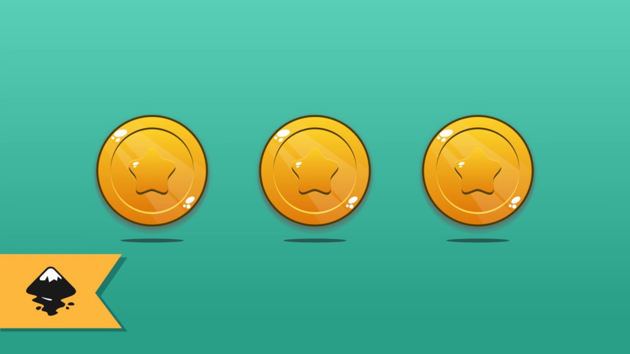 Inkscape Tutorial: Design Coin Game Assets