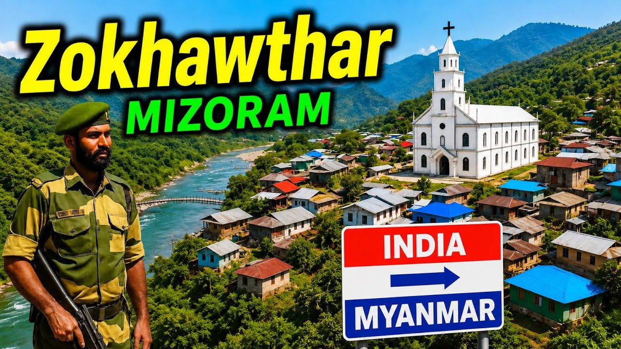 म्यांमार सीमा पर भारत का आखिरी शहर | India's Last Hidden Town | Mizoram Zokhaothar 