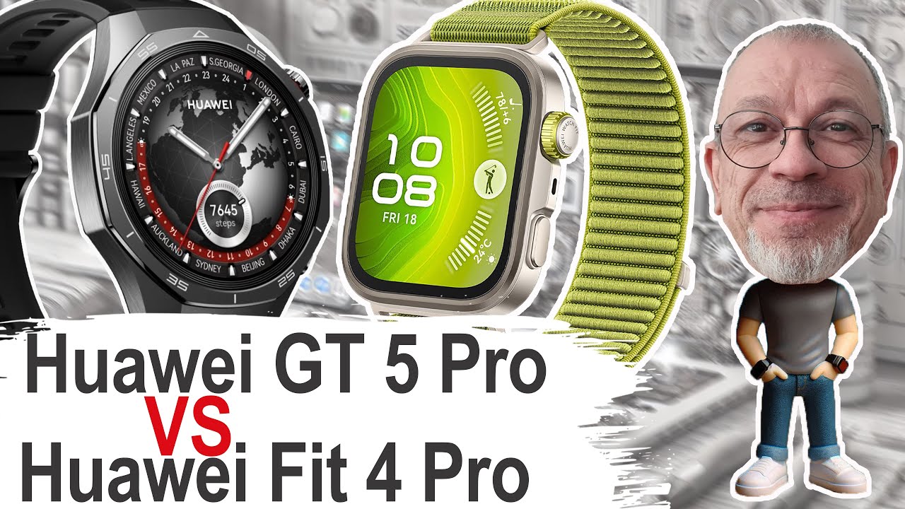 Когда две легенды встречаются Huawei GT 5 Pro против Huawei Watch Fit 4 Pro