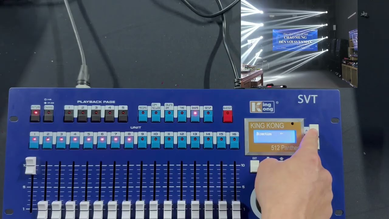 Hướng dẫn BEAM chạy đối xứng trên bàn KINGKONG 512 PANTHER