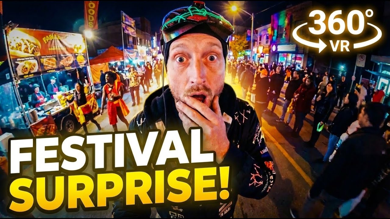360° Virtual Reality Street Festival - Get Ready For A Surprise!