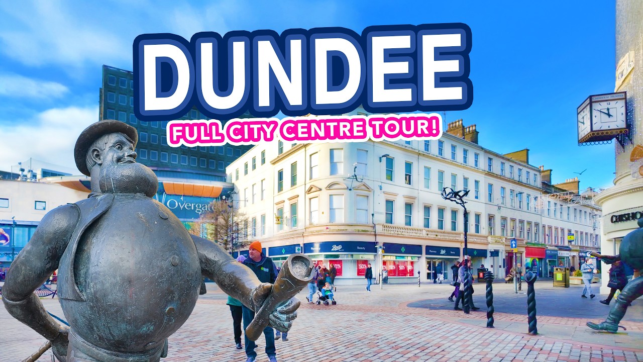 DUNDEE- Full tour of Dundee City Centre