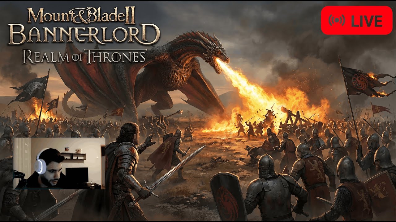 🔴Avem Dragon | Cucerim WESTEROS!  Marea Invazie din Game of Throne #bannerlord #mountandblade