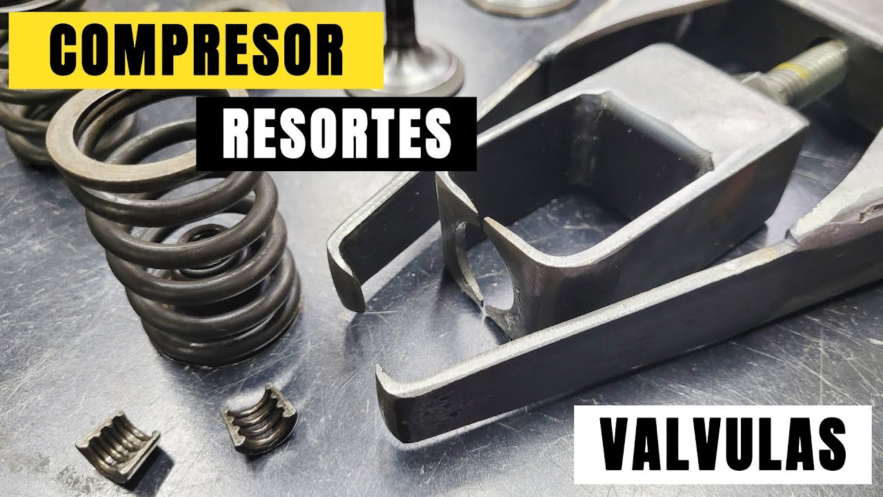 Compresor de resorte de válvula - CASERO