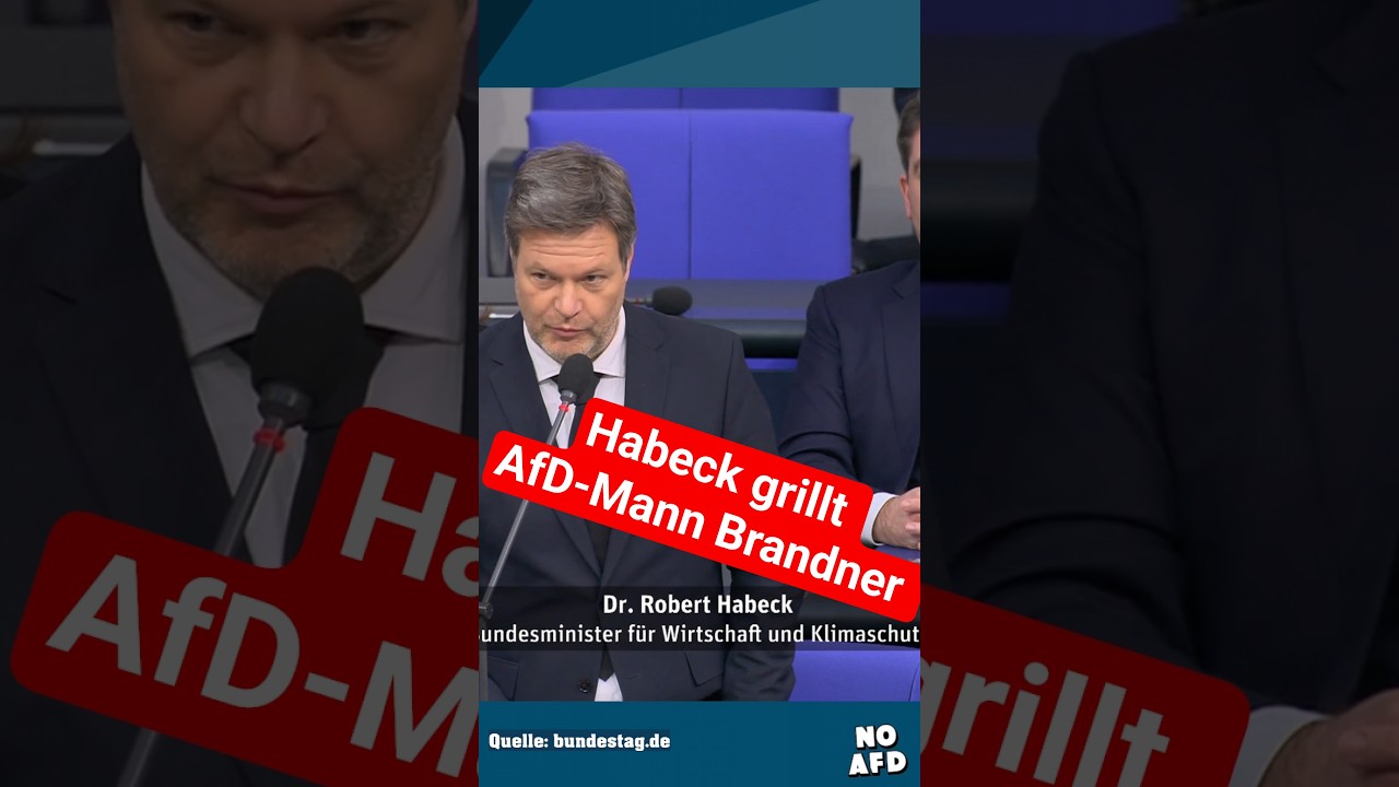Habeck grillt AfD-Mann Brandner