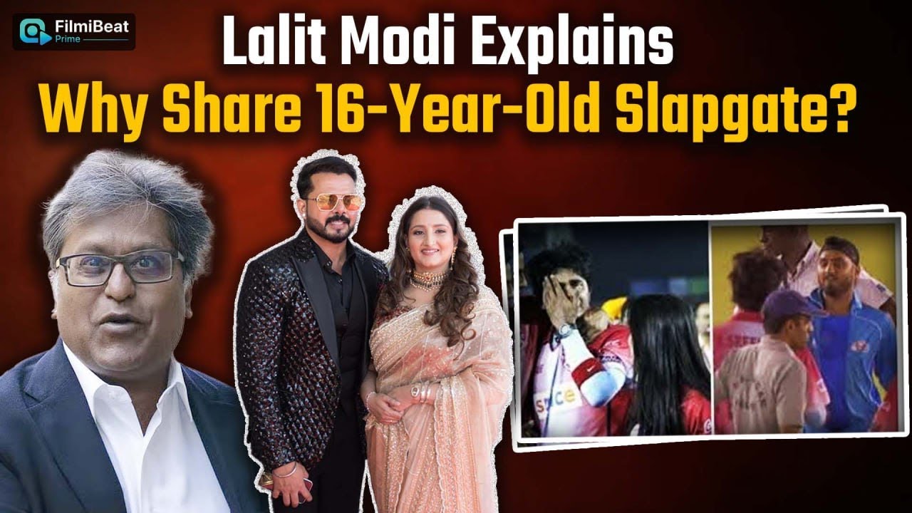 IPL Slapgate 2008: Lalit Modi Breaks Silence After 16 Years | Sreesanth-Harbhajan Video