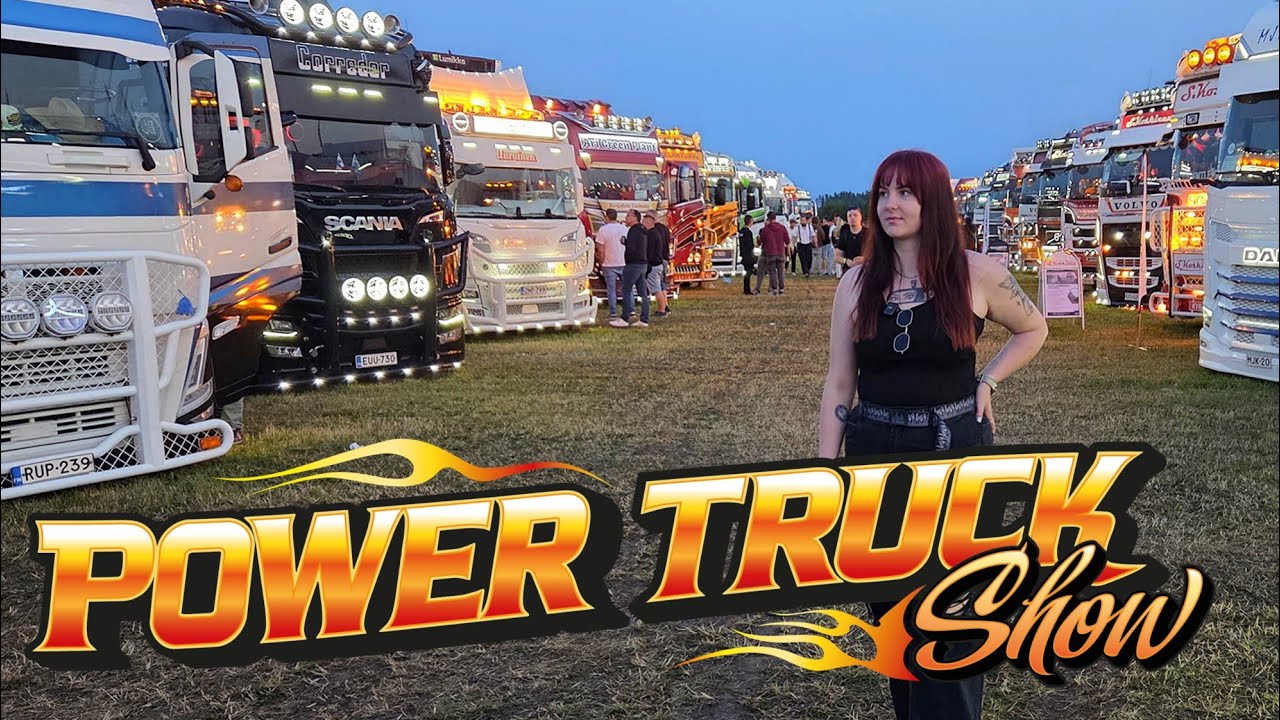 KÄYTIIN POWER TRUCK SHOWSSA! / @MBMononen 