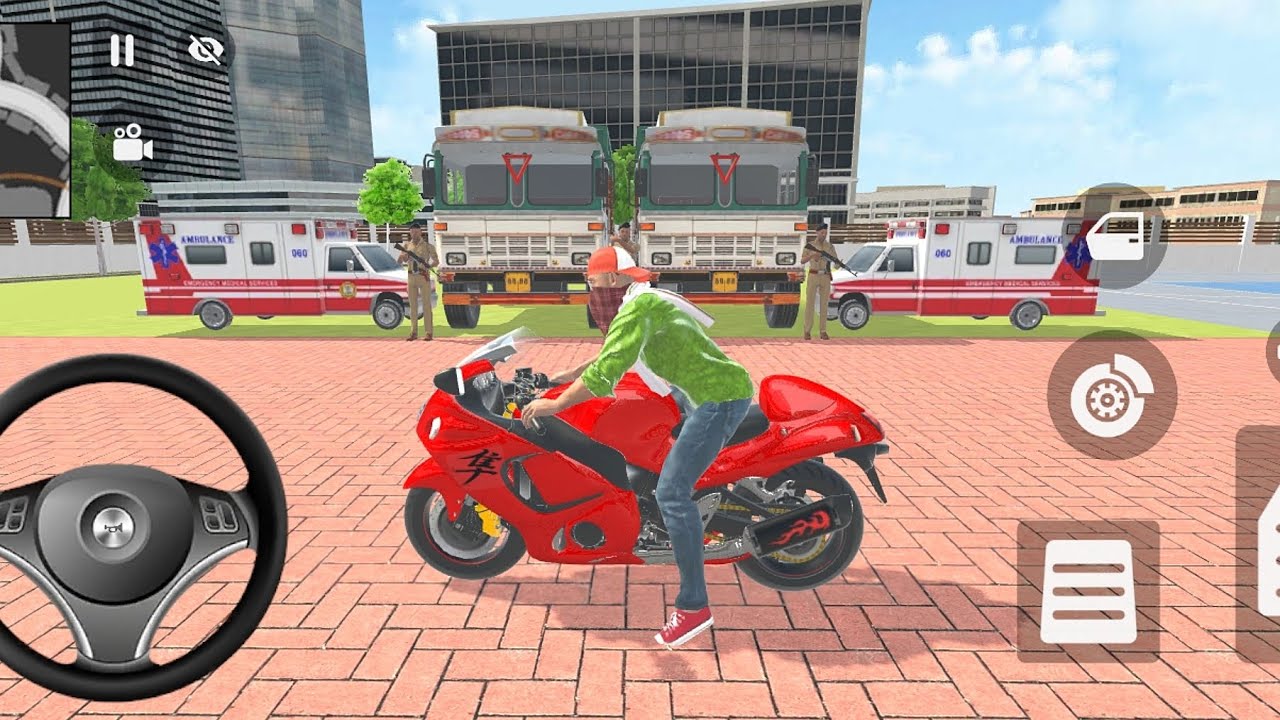 🎮Franklin order by 2⃣ TATA Truck 🚛 & 2⃣ Ambulance 🚑 in Indian 🇮🇳 bike Theft Auto Simulator 🎮