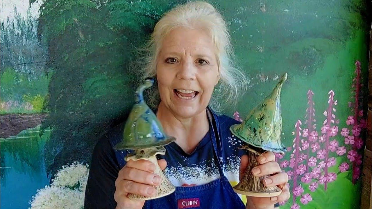 Witchy Fairy Pottery Mushrooms!