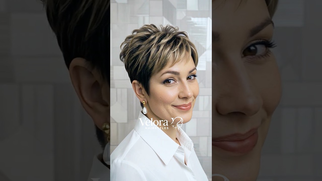 ✂️ Chic Textured Pixie The Ultimate Statement in Modern Short Hair 🌟 #haircut #hairstyle #pixiecut
