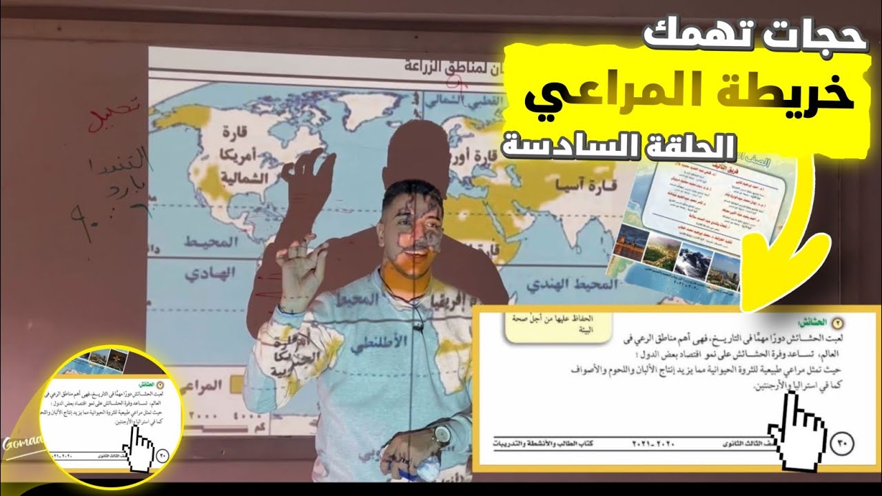 حاجات تهمك  |  الحلقة السادسة | شرح خريطة المراعي الطبيعية !! 🐄🦬