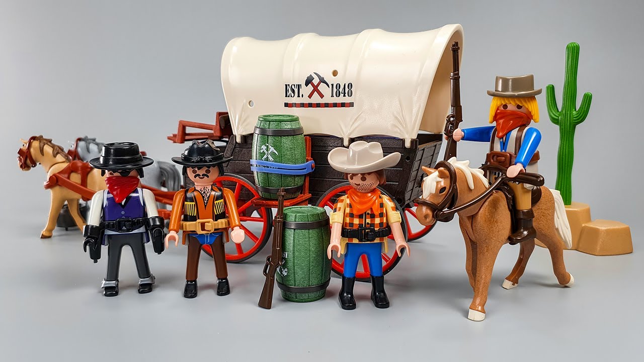 Planwagen Überfall | Playmobil Western 5248