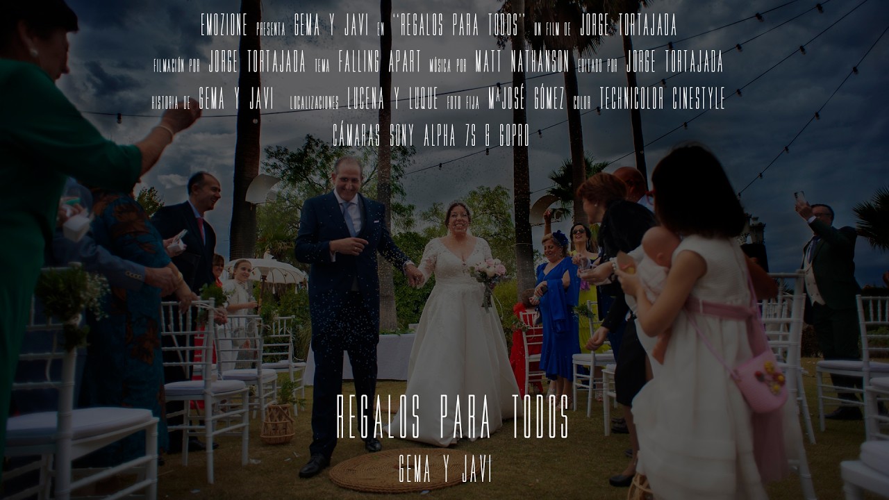 Video de boda en Lucena, Javi y Gema.