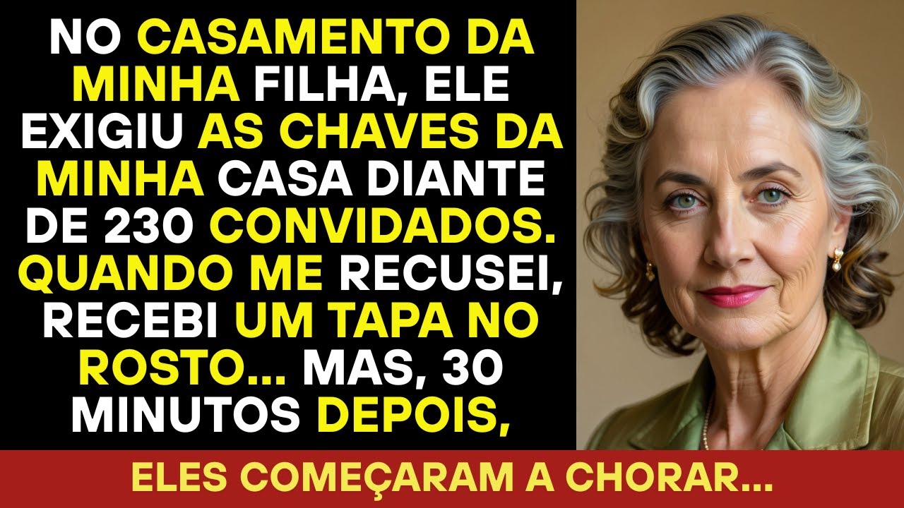 Minha filha me deu uma bronca forte e pediu de imediato as chaves da minha casa.