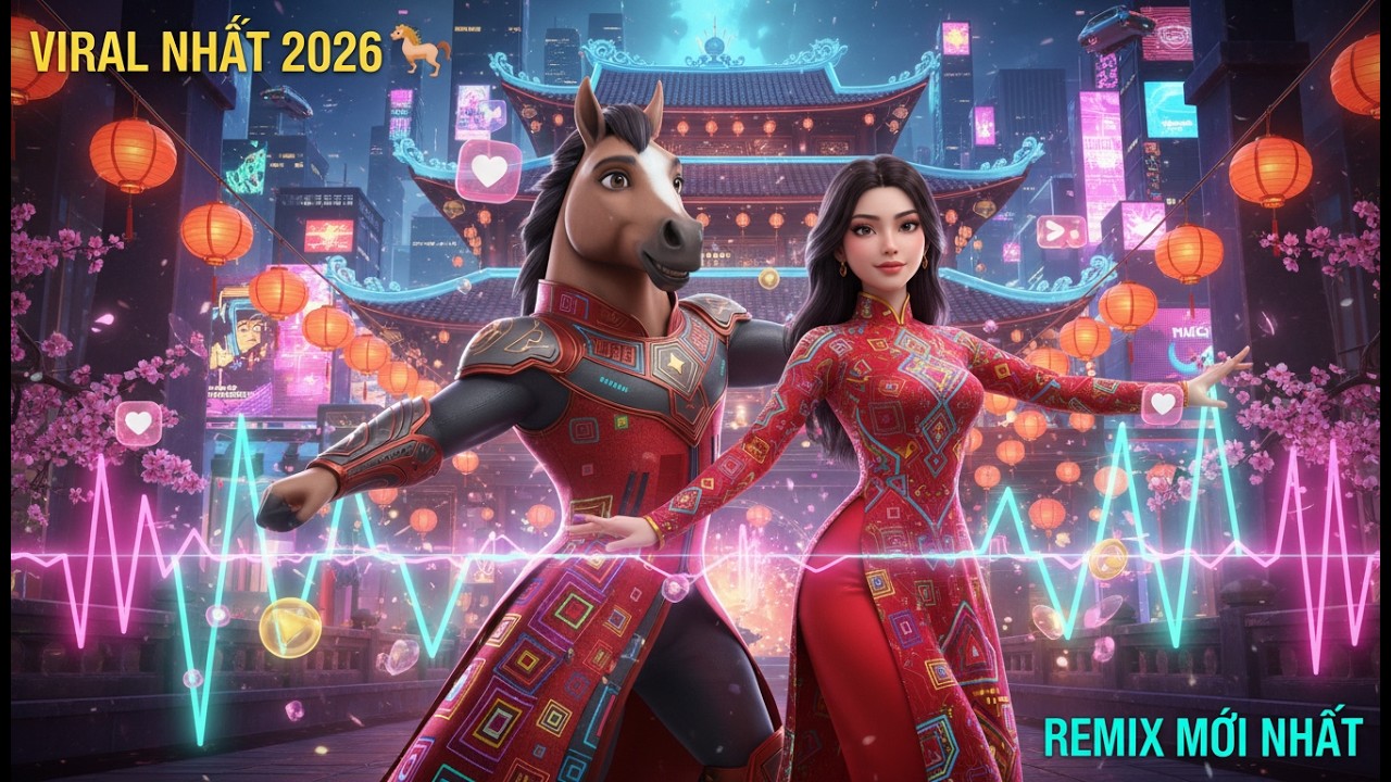 Nhạc Tết 2026 Remix Mới Nhất 🐎 Đón Xuân Bính Ngọ   Bản Nhạc Xuân Viral Nhất 2026