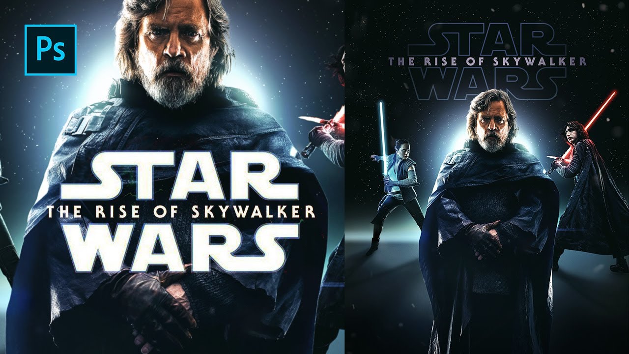 Star Wars: The Rise of Skywalker Poster in Photoshop!
