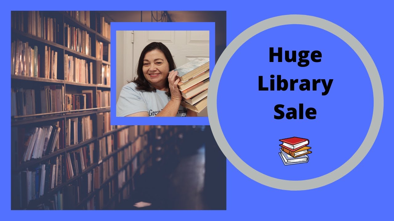 Huge Library Book Sale Vlog and Haul Part 1