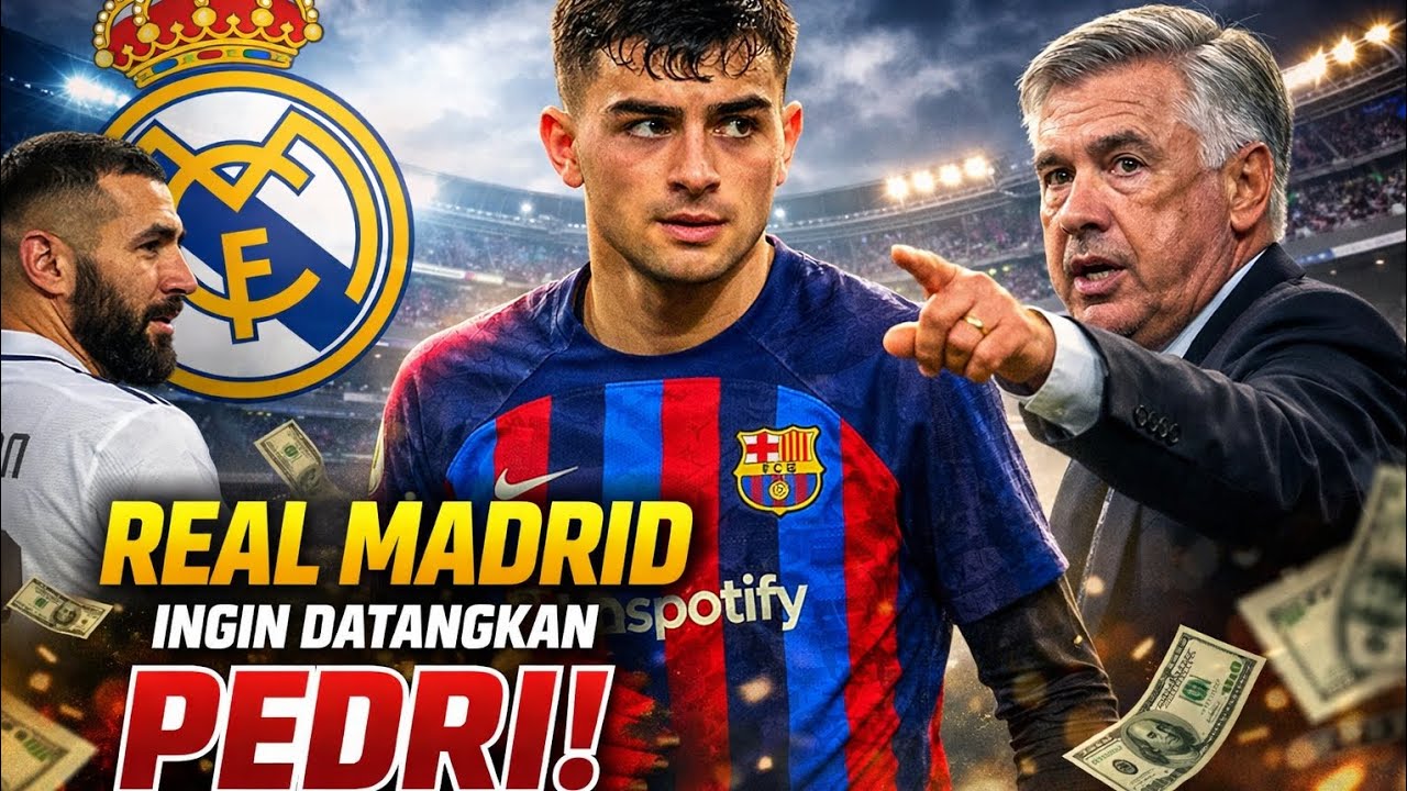 Breaking news - Real Madrid ingin datang Pedri!! AKAN KAH TERWUJUD?