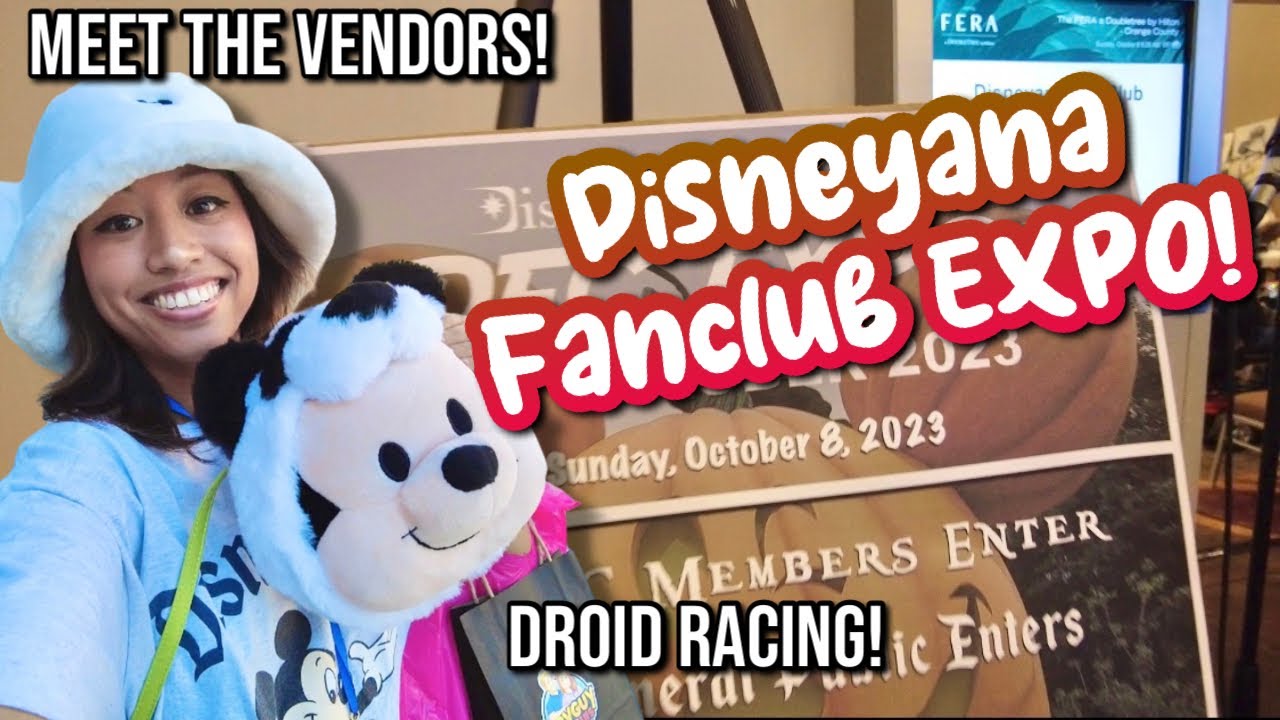 👋🏼 Come With Me! | Disneyana Fan Club Fall Expo| Meet the Vendors