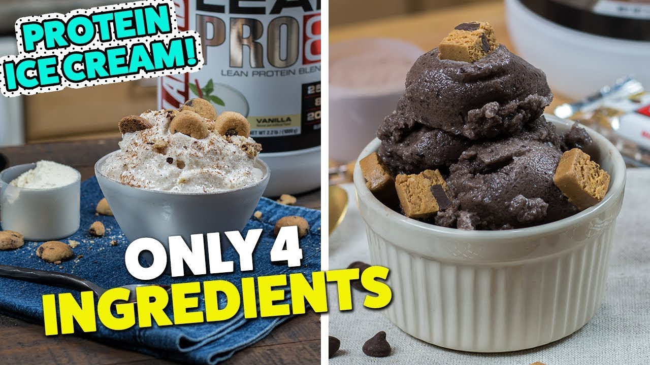 Chocolate & Vanilla PROTEIN Ice Cream Recipe