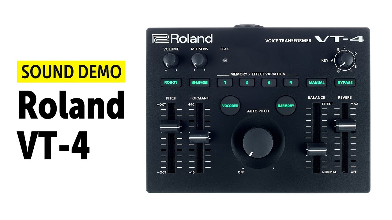 Roland VT-4 Demo – no talking