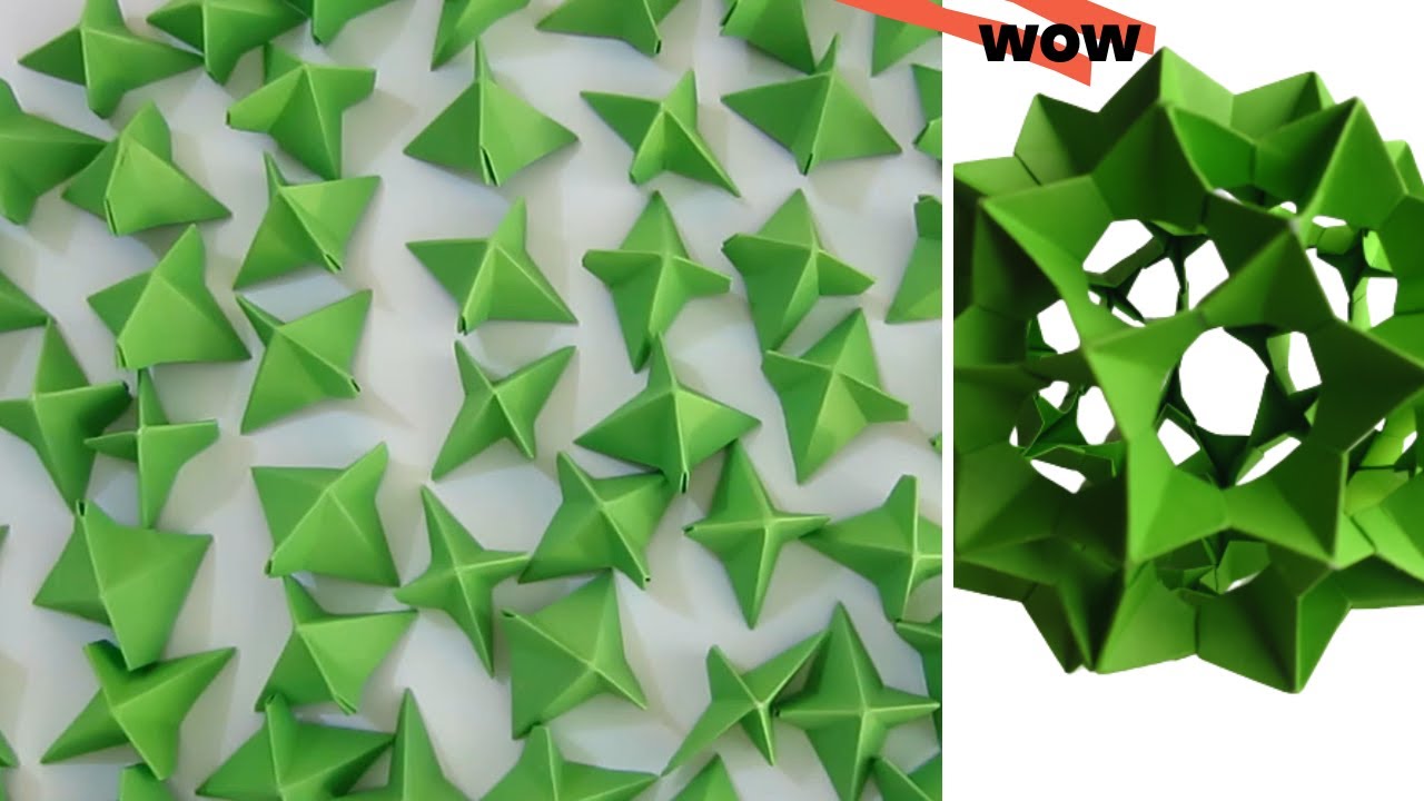 How to make Electra Kusudama. [60 sheets] ||Dalia's art & craft