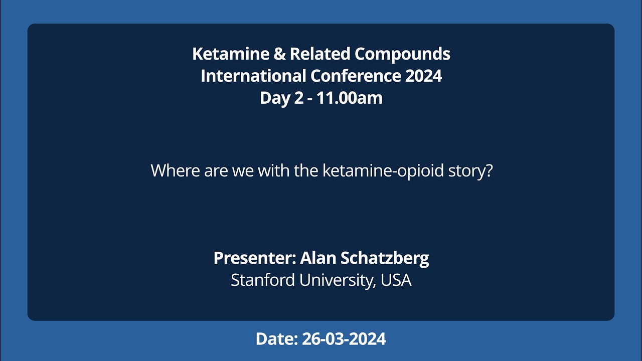 Where are we with the ketamine-opioid story?