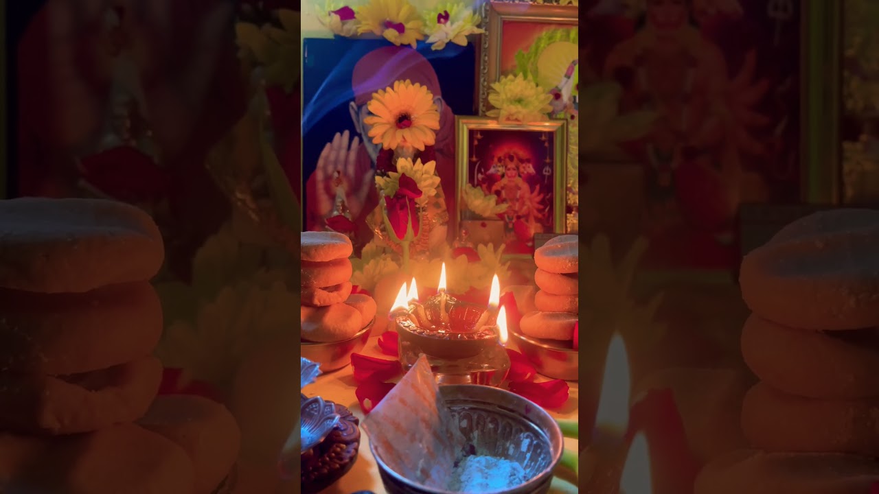 Sai baba Pooja with Sweets palakova #pooja #saibaba #shirdi #shirdisaibaba #viral #trending #shorts