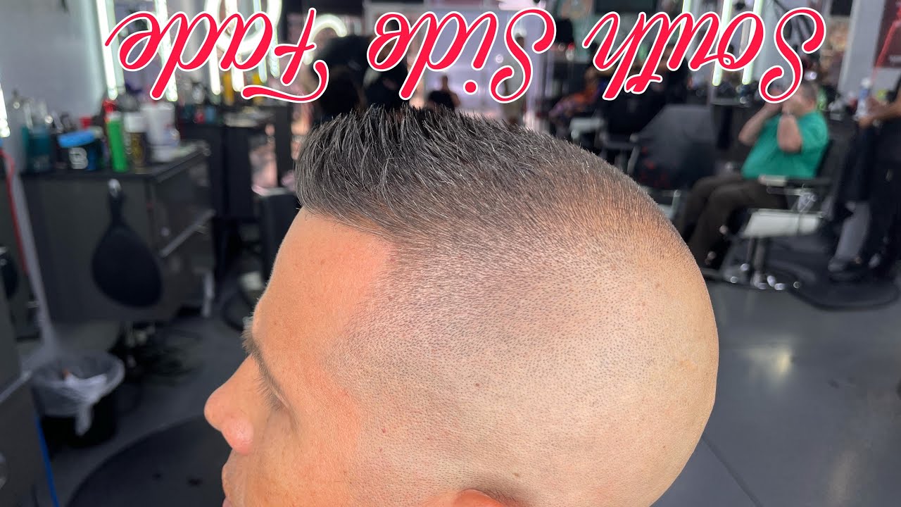 🔥South Side Fade🔥with a Faux Hawk Top💈 Easy step by step #southsidefade