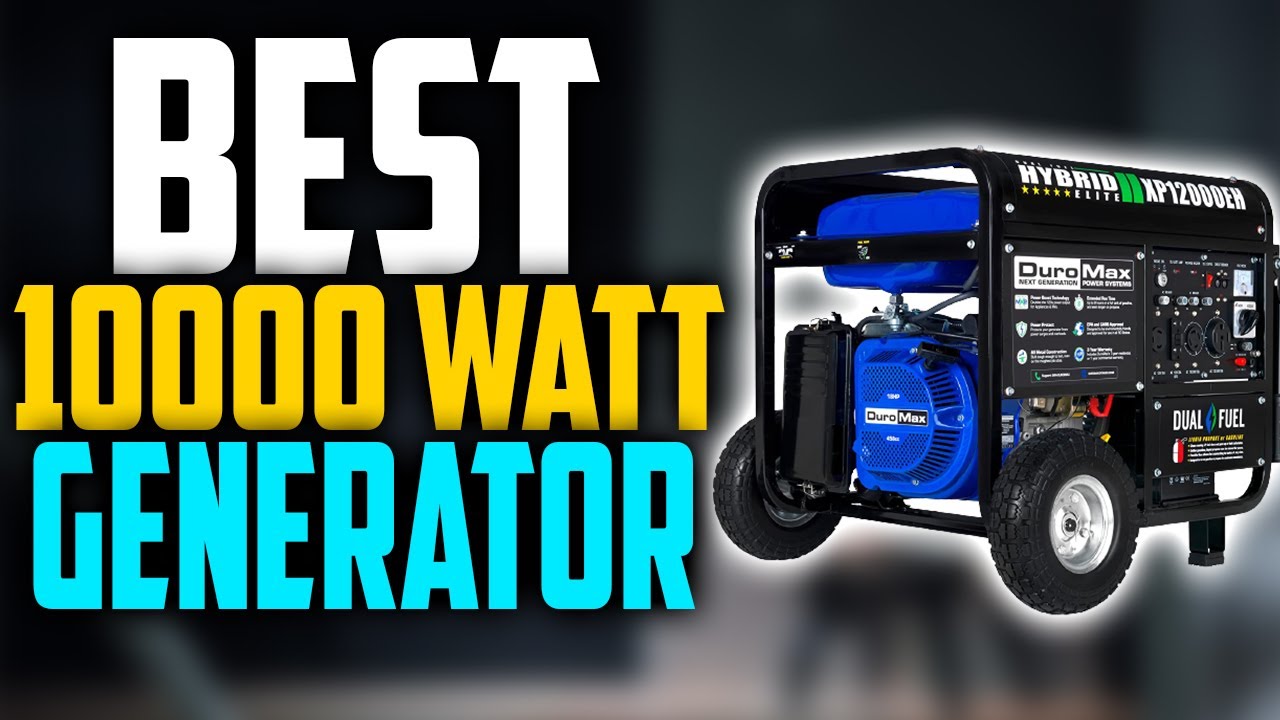 ✅ Top 5:Best 10000 Watt Generator in 2025 🏆 [Best Backup Generator For Home]