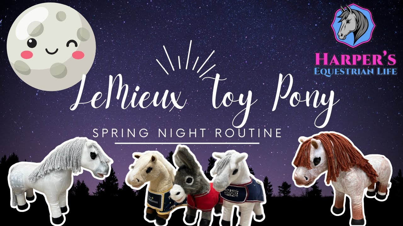 🌸 Spring Night Routine with My Mini LeMieux Ponies! 🐴