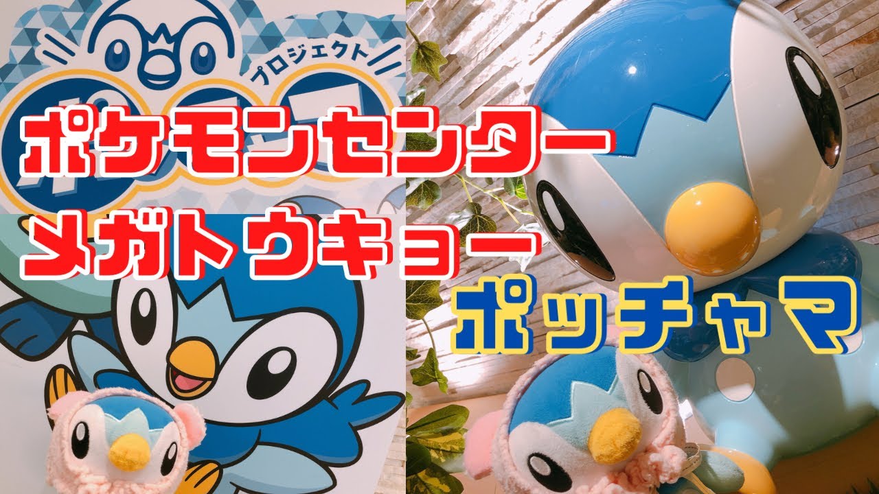 【ポケモンぬいぐるみ】ポッチャマポケモンセンターメガトウキョーへ！