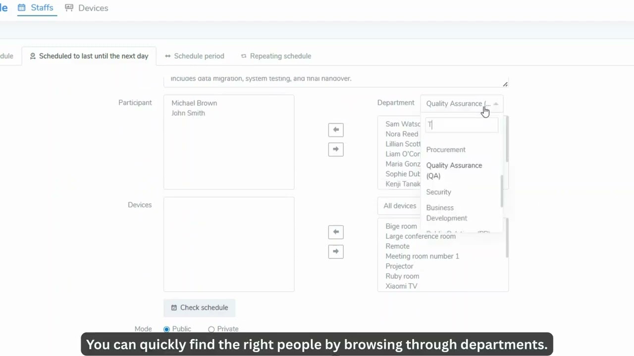 How to Create an Overnight Schedule in SANZE system?