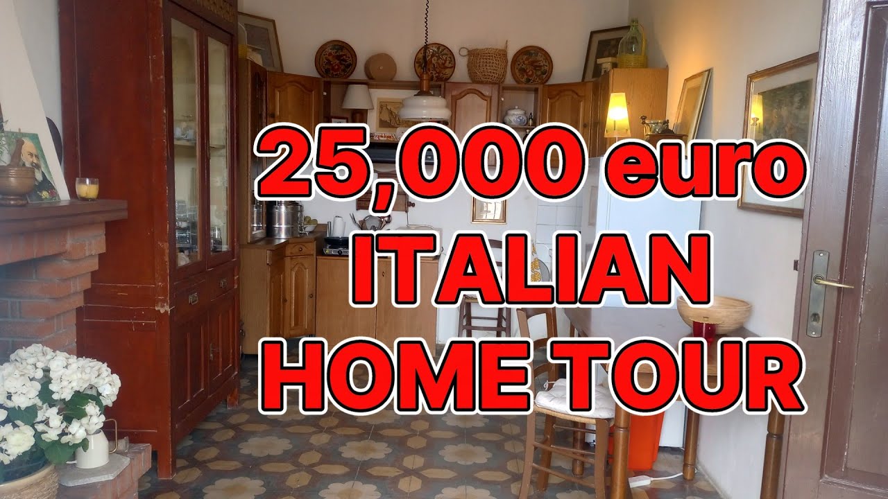 #105 - 25,000 euro ITALIAN HOME TOUR before & after photos of my little San Martino Flat in Abruzzo