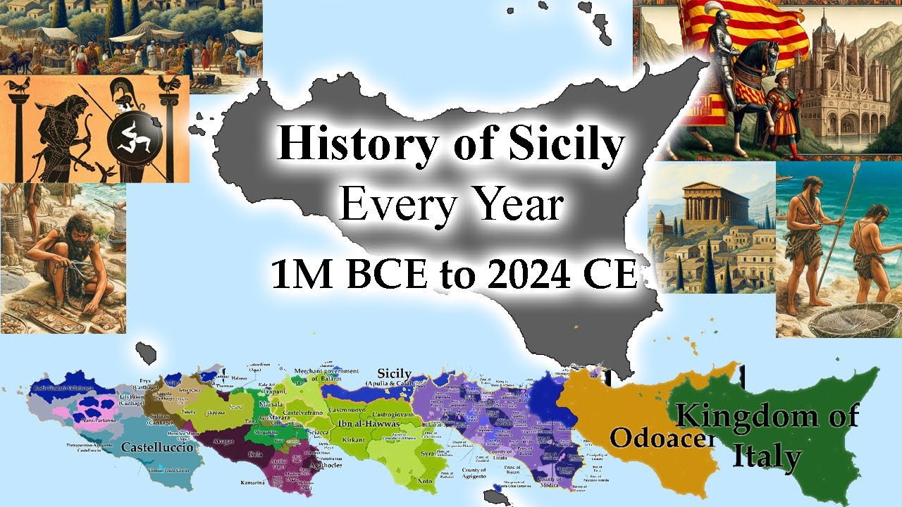 Detailed History of Sicily and Malta (Every Year) 1000000 BCE - 2024 CE [4K]