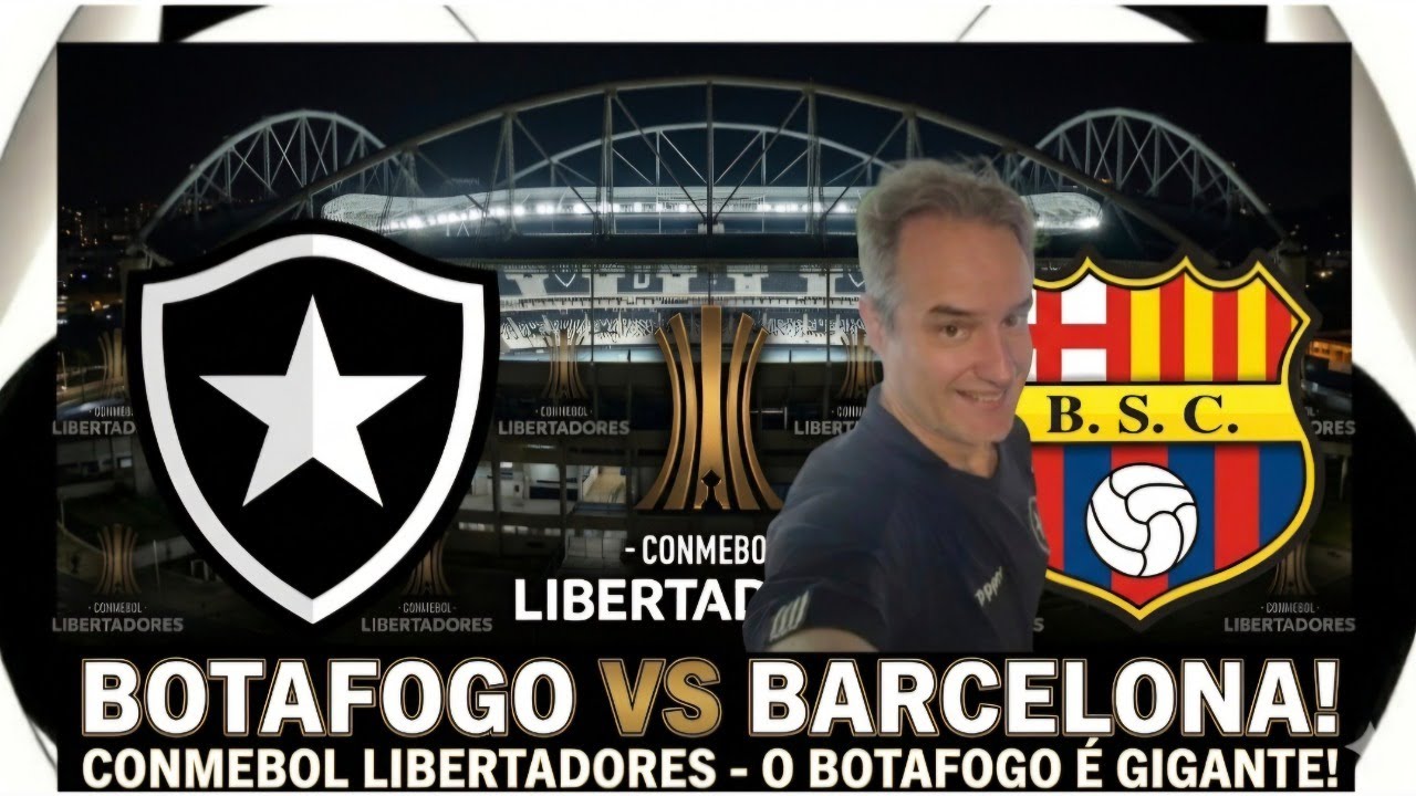 NA CONTA DO ANSELMI E DE JOHN TEXTOR, LIVE | BOTAFOGO 🆚 BARCELONA GUAYAQUIL 0-1 | LIBERTADORES