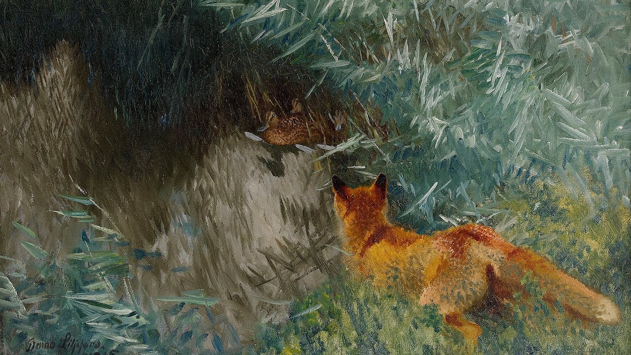 「野生動物画家」Bruno Liljeforsの絵画