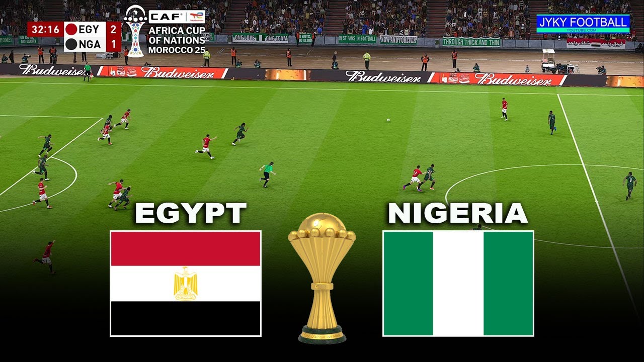 EGYPT vs NIGERIA 3 rd place | Africa Cup of Nations 2025 | Full football match | eFootball PES 21