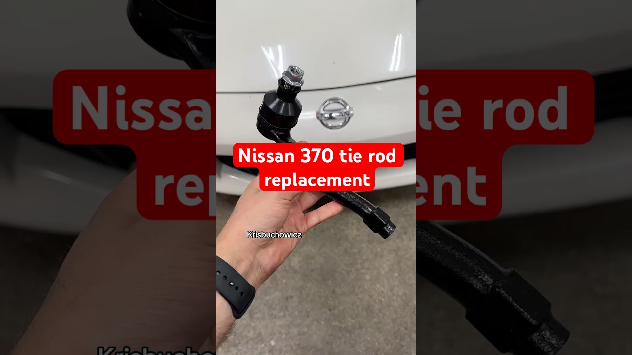 How to replace tie rod ends on a Nissan 370z