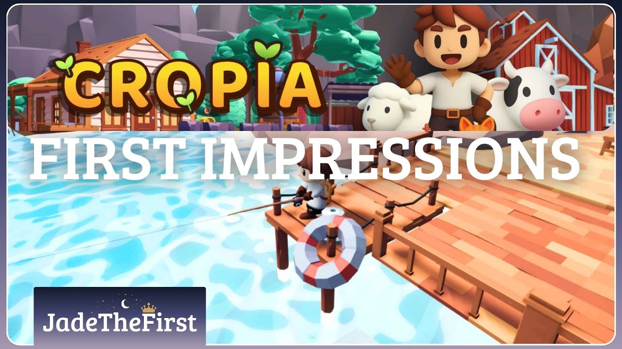 My FIRST DAY in Cropia, the new cozy farming game (FULL GAME!) ✨