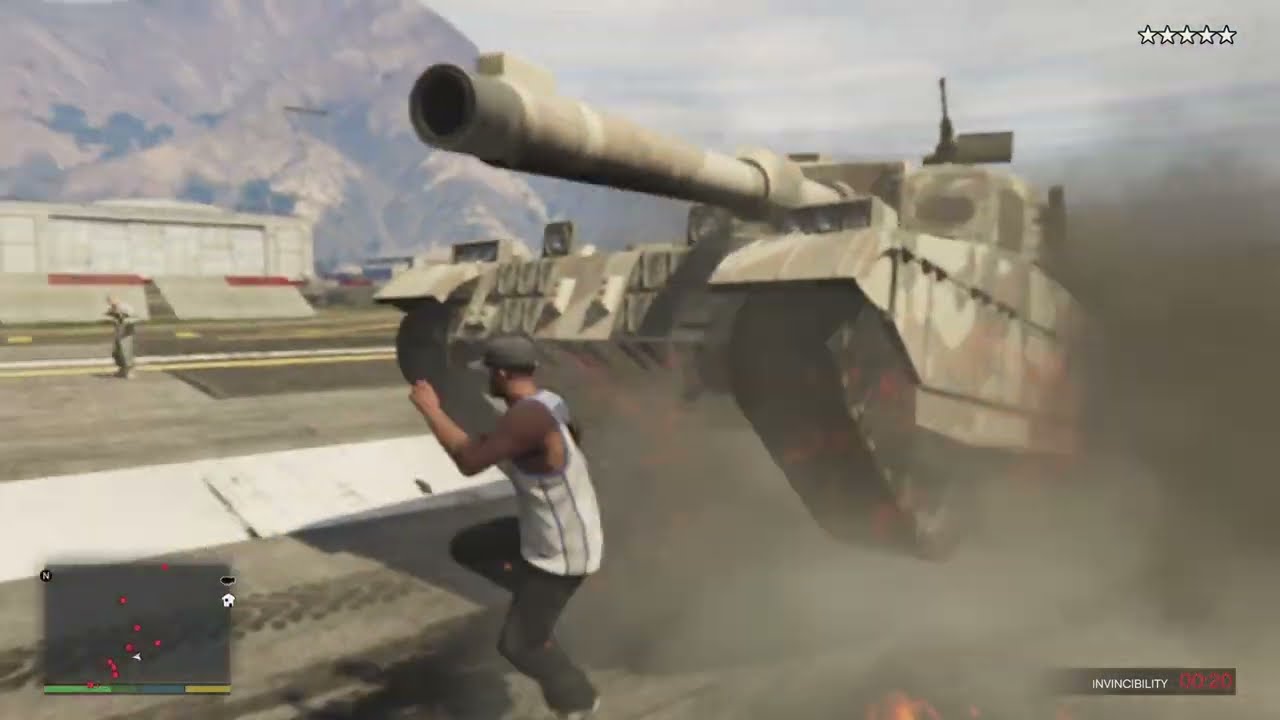 Going To fort Zancudo Military Base in GTA 5