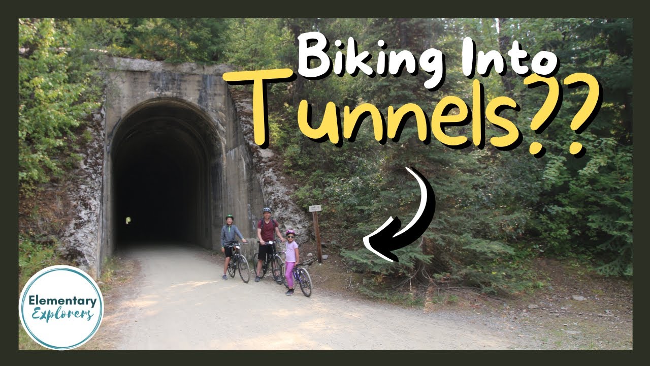 Riding the Route of the Hiawatha - Hiawatha Bike Trail with kids - 15 Mile Downhill Bike Ride, Idaho