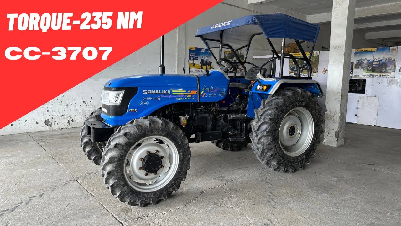 Sonalika Di -750 III RX 4wd | sonalika 50 hp 4x4 tractor |Mdhillon Vlogs |