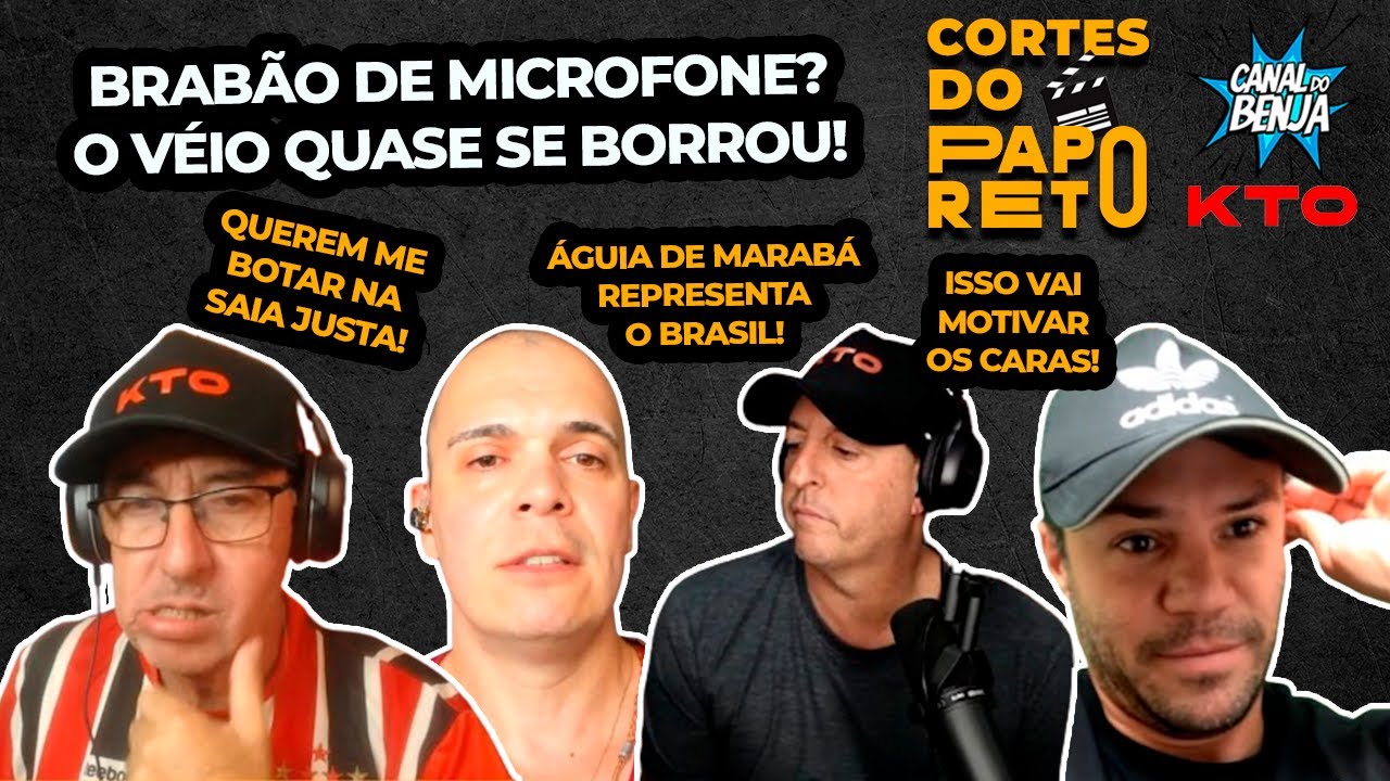 O BRABÃO DE MICROFONE QUASE SE BORROU! - 117 CORTE DO PAPO RETO