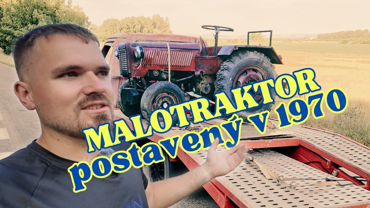 KUPUJEM malotraktor postavený v roku 1970! - z akých VETERANOV je POSTAVENÝ ???