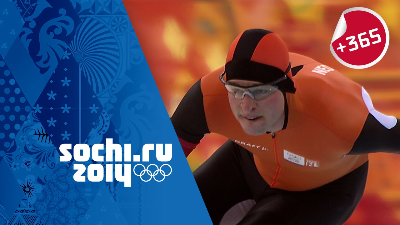 Men's Speed Skating 5000m Full Event - Kramer Sets Olympic Record | 