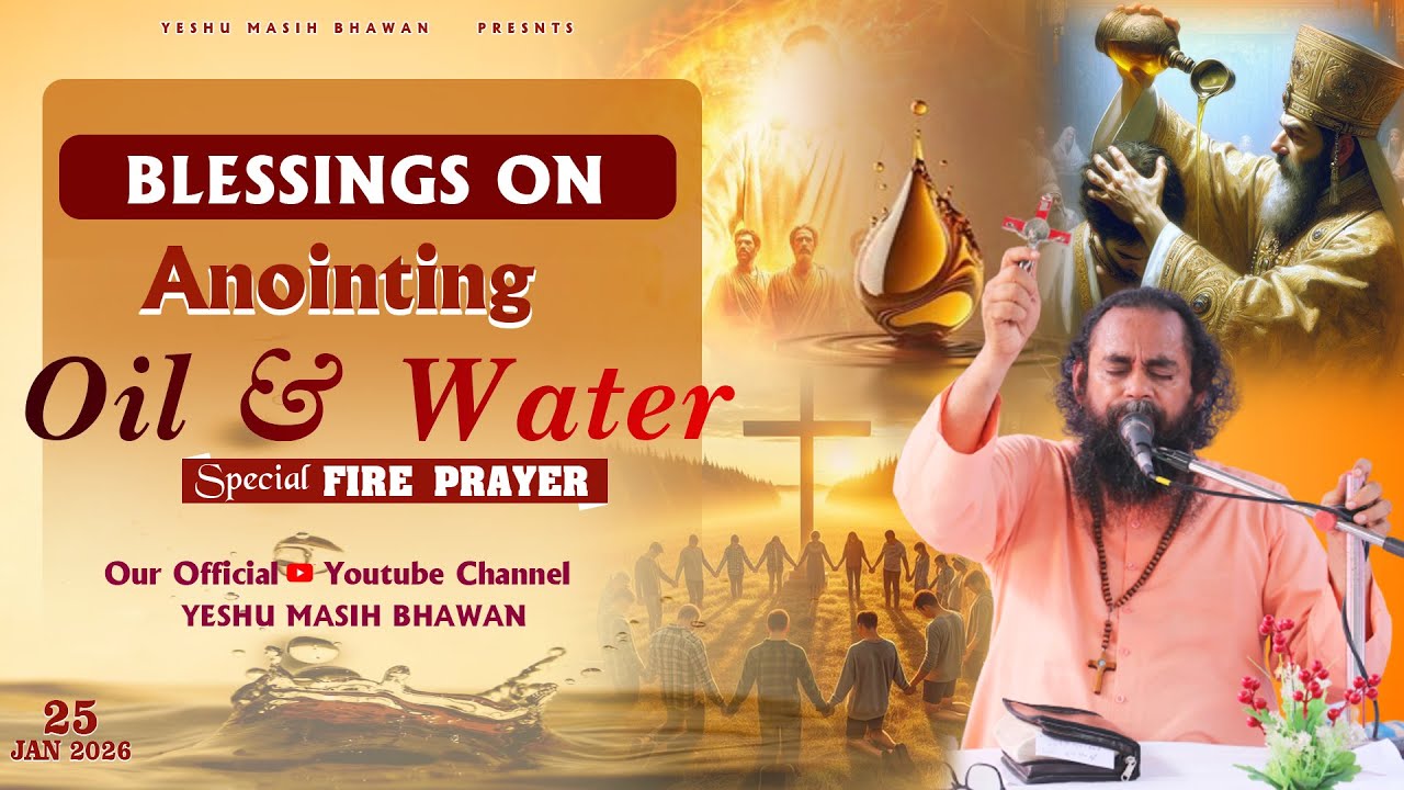 🔴 LIVE || RECEIVE THE POWERFUL BLESSINGS OF GOD (25 JAN 2026) FR. BASIL JI TIME 8PM || YMB