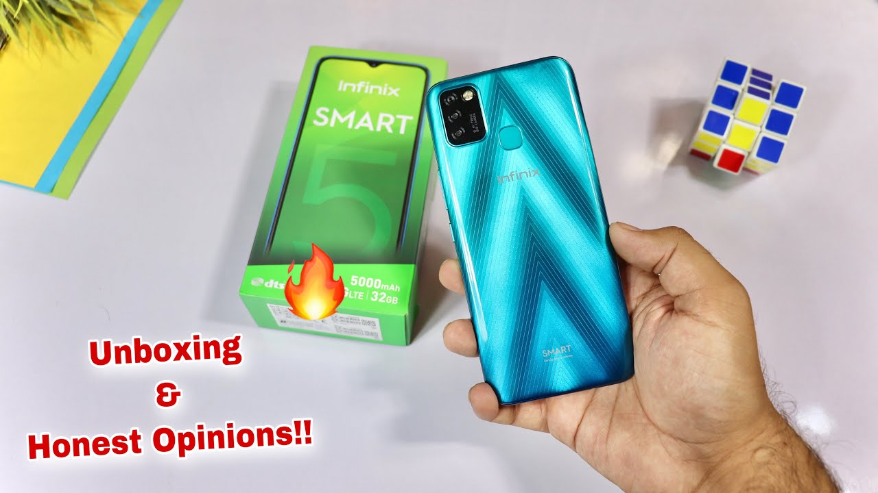 Infinix Smart 5 Unboxing | 2GB/32GB |5000Mah Battery| Triple Cam |4GLTE | Price In Pakistan !!